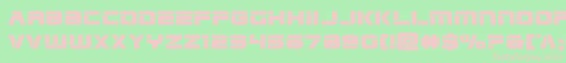 Edgeracerexpand Font – Pink Fonts on Green Background