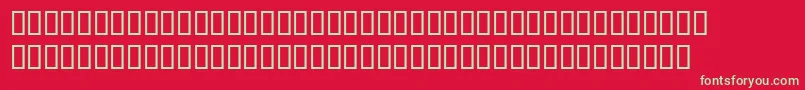 Phoneticnewtontt Font – Green Fonts on Red Background