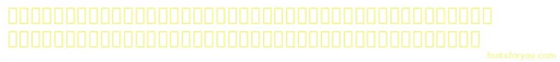 Phoneticnewtontt Font – Yellow Fonts on White Background