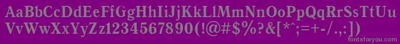 Подробнее о шрифте AntiquaBold90b Шрифт AntiquaBold90b – серые шрифты на фиолетовом фоне