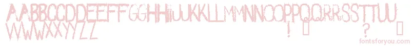Spikes2 Font – Pink Fonts on White Background