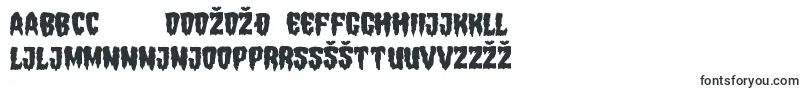Шрифт Hemogoblinmangle – хорватские шрифты