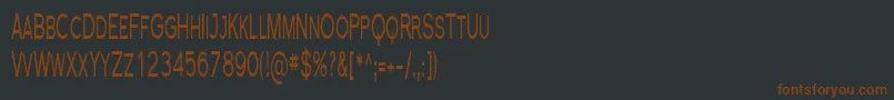 Weitere Informationen zur FlorencesansScComp-Schriftart FlorencesansScComp-Schriftart – Braune Schriften auf schwarzem Hintergrund