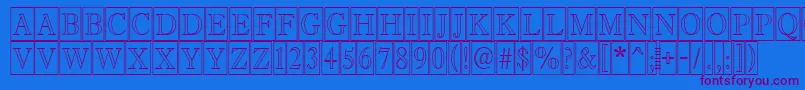Saiba mais sobre a fonte AAntiquetitultrcmotl Fonte AAntiquetitultrcmotl – fontes roxas em um fundo azul