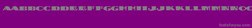 DispatchBlack Font – Gray Fonts on Purple Background