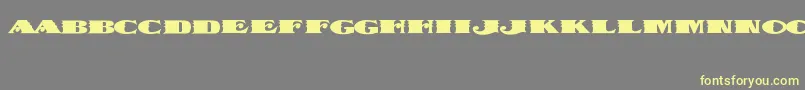 DispatchBlack Font – Yellow Fonts on Gray Background