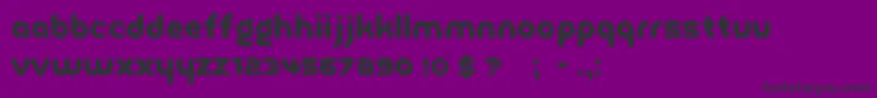 GlasoorFf4f Font – Black Fonts on Purple Background