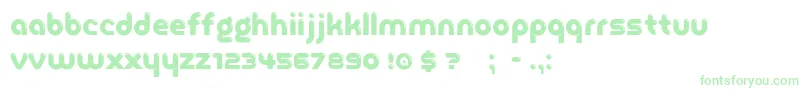 GlasoorFf4f Font – Green Fonts on White Background