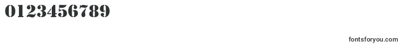 StampRegular Font – Fonts for Numbers and Digits