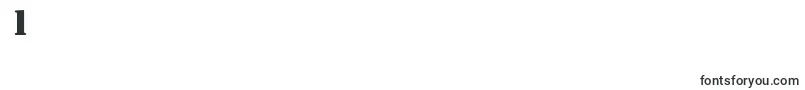 フォントStampRegular – フォント数字1