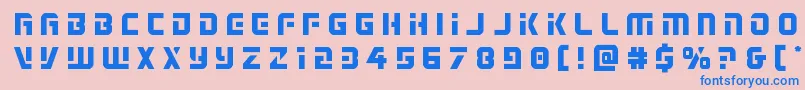 Legiosabinatitle Font – Blue Fonts on Pink Background