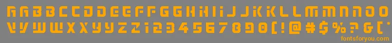 Legiosabinatitle Font – Orange Fonts on Gray Background