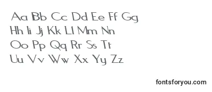 AquaductReverseItalic Font