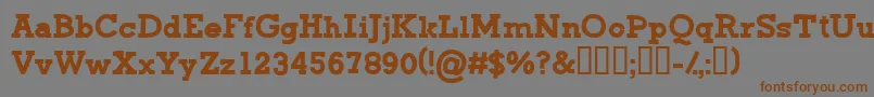 CfgreenmonsterRegular Font – Brown Fonts on Gray Background