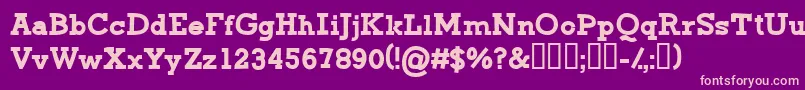 CfgreenmonsterRegular Font – Pink Fonts on Purple Background
