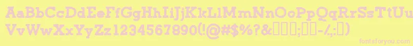 Lisätietoja CfgreenmonsterRegular-fontista CfgreenmonsterRegular-fontti – vaaleanpunaiset fontit keltaisella taustalla