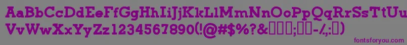 CfgreenmonsterRegular Font – Purple Fonts on Gray Background