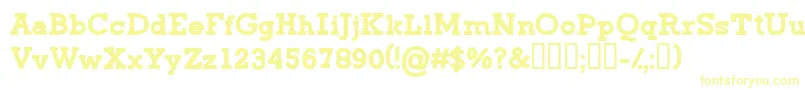 CfgreenmonsterRegular Font – Yellow Fonts on White Background