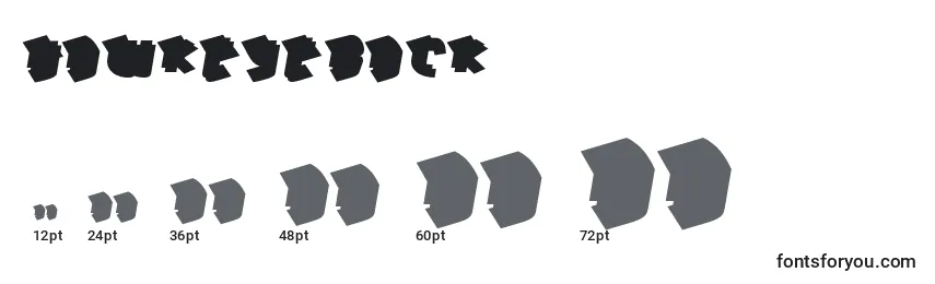 HawkeyeBack Font Sizes