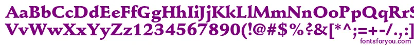 StempelschneidlerstdBlack Font – Purple Fonts on White Background