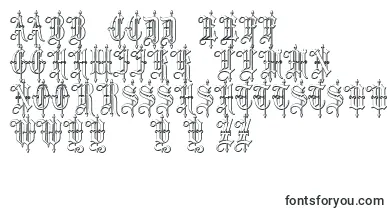 LeothricBeveled font – hausa Fonts