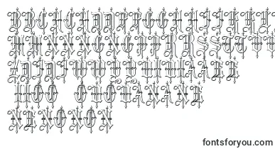 LeothricBeveled font – creole Fonts