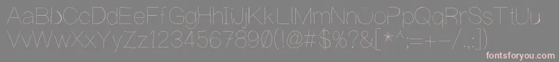 WritingIsHard Font – Pink Fonts on Gray Background