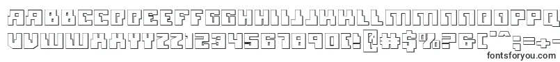 Шрифт Micronian3D – толстые шрифты