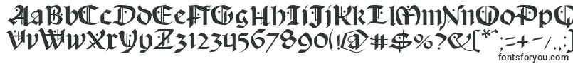 SchampelBlack-fontti – Arkkitehtuuriset fontit