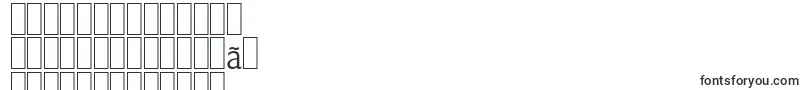 ChantillyserialLightRegular-Schriftart – koreanische Schriften