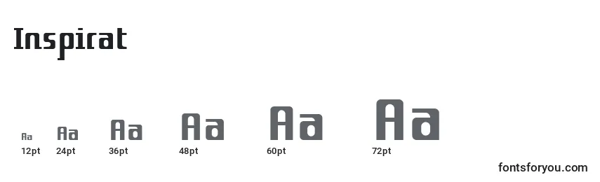 Inspirat font sizes