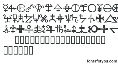 Agathodaimon font – esoteric Fonts