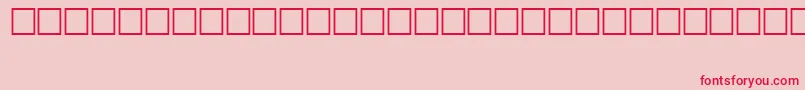 Gost2.30481Symbol Font – Red Fonts on Pink Background