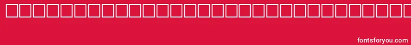 Gost2.30481Symbol Font – White Fonts on Red Background