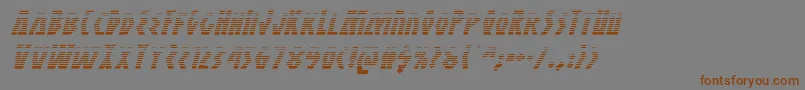 Antikytheragradital Font – Brown Fonts on Gray Background