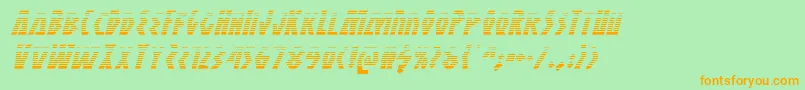 More about Antikytheragradital Font Antikytheragradital Font – Orange Fonts on Green Background