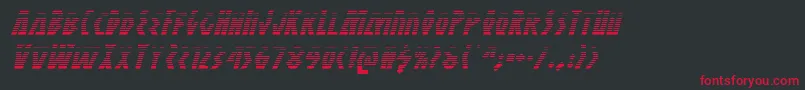 Antikytheragradital Font – Red Fonts on Black Background