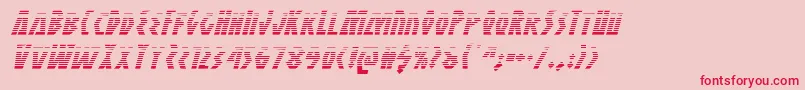 Antikytheragradital Font – Red Fonts on Pink Background