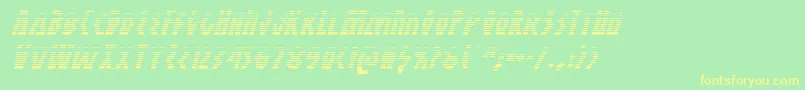 More about Antikytheragradital Font Antikytheragradital Font – Yellow Fonts on Green Background