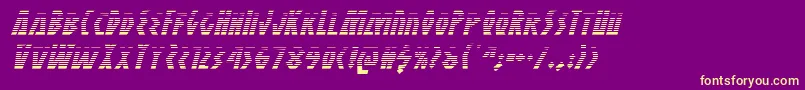 More about Antikytheragradital Font Antikytheragradital Font – Yellow Fonts on Purple Background