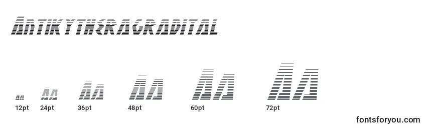 Antikytheragradital Font Sizes