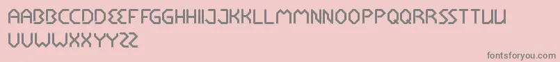 RocketBrother Font – Gray Fonts on Pink Background