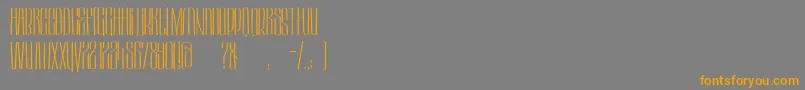 More about HektorLight Font HektorLight Font – Orange Fonts on Gray Background