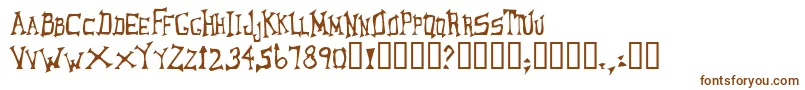 LoungerOddtype Font – Brown Fonts on White Background