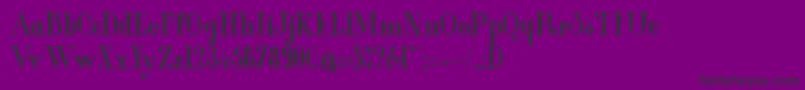 Glamor Font – Black Fonts on Purple Background
