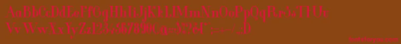 Glamor Font – Red Fonts on Brown Background