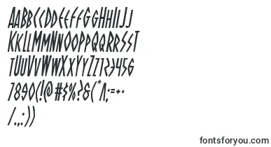  Ohmightyisiscondital font