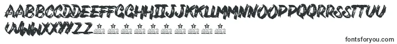 VarukersPersonalUse Font – Black Fonts on White Background