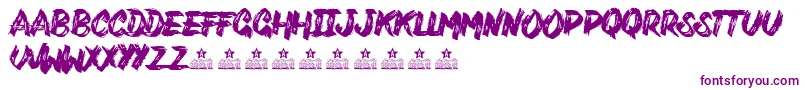 VarukersPersonalUse Font – Purple Fonts on White Background
