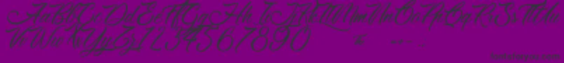 Lisätietoja Dumpling-fontista Dumpling-fontti – mustat fontit violetilla taustalla